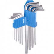 schroevendraaierset 9-delig blauw/zilver