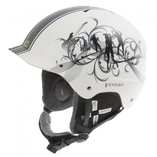 skihelm Dancing junior wit maat 52-57 cm