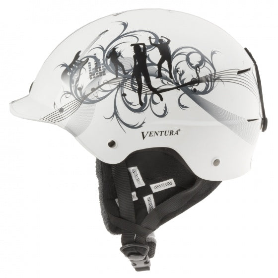 skihelm Dancing junior wit maat 52-57 cm