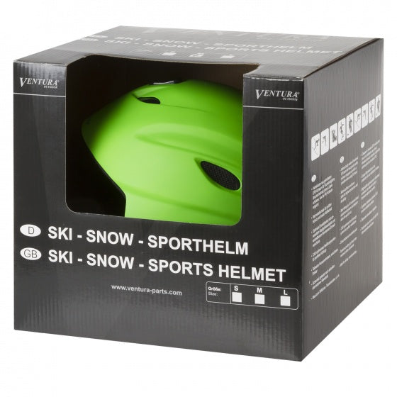 Skihelm Mat Groen Maat 58/61 cm