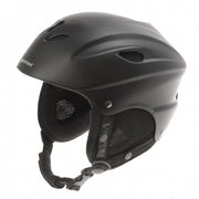 Skihelm Mat Zwart Maat 55/58 cm