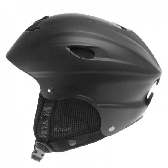 Skihelm Mat Zwart Maat 55/58 cm