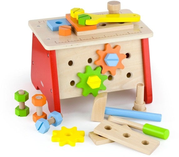 houten werkbank 22 cm multicolor