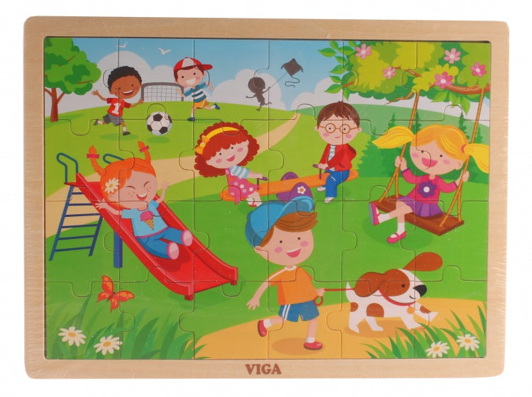 legpuzzel Four Seasons lente 24 stukjes