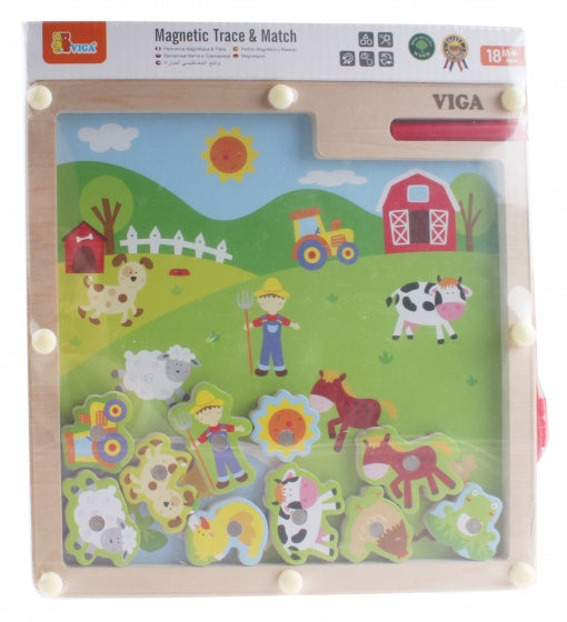 magneetpuzzel boerderij 10 stukjes
