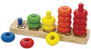 motoriekspel leren tellen 16-delig multicolor
