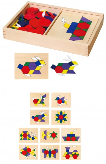 vormenpuzzel Mozaïek junior hout