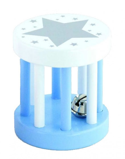 rammelaar met belletje blauw 9 cm