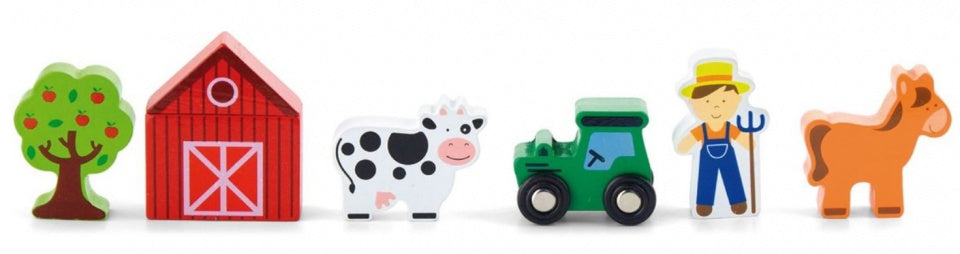 speelfiguren boerderij 6-delig