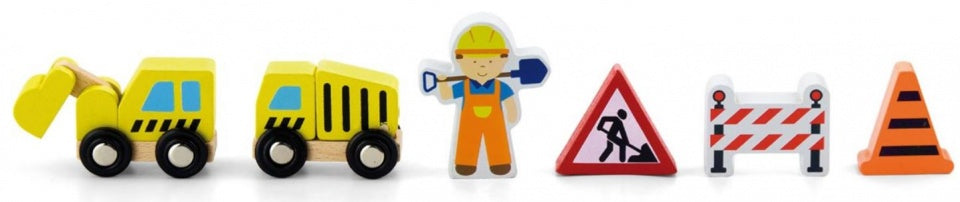speelfiguren wegenbouw 6-delig