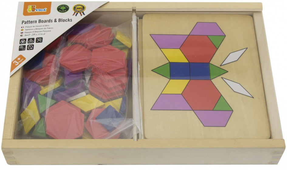 vormenpuzzel Mozaïek junior hout