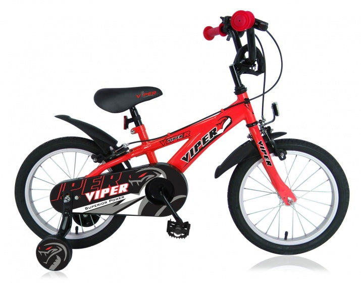 jongensfiets 18 Inch 28 cm Jongens Knijprem Rood