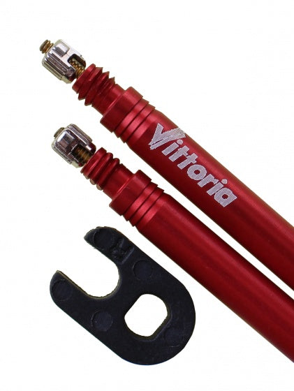 ventiel tubes 36 mm FV rood 2 stuks
