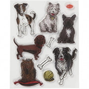 stempels honden siliconen 14 x 18 cm