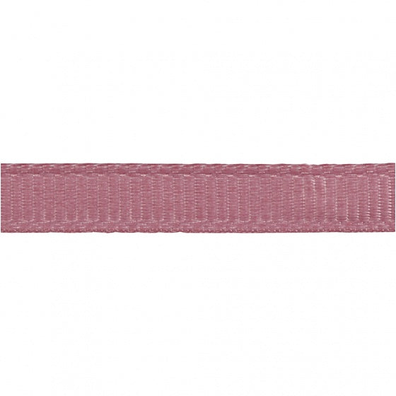 decoratielint Grosgrain 5 mm / 15 meter donkerroze