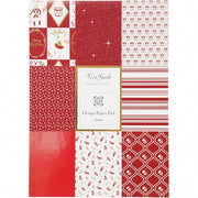 designpapier blok Kerstmis 21 x 30 cm 24 vellen