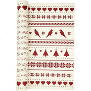 dubbelzijdig designpapier rood/crème 30