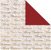 dubbelzijdig designpapier Merry Christmas 30