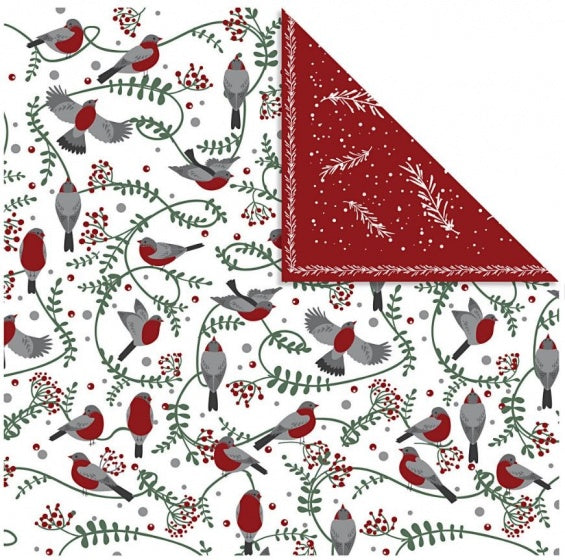 dubbelzijdig designpapier vogels 30