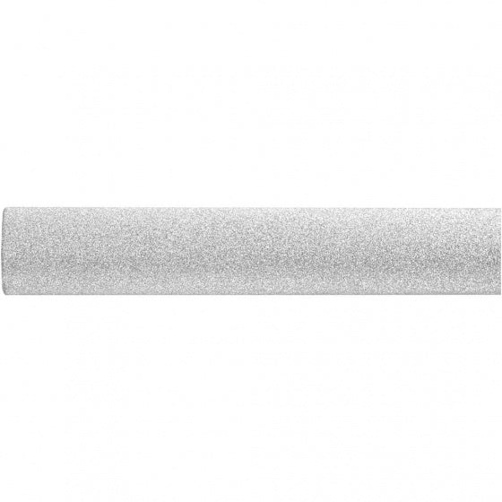 glitterfolie zilver rol 35x200cm