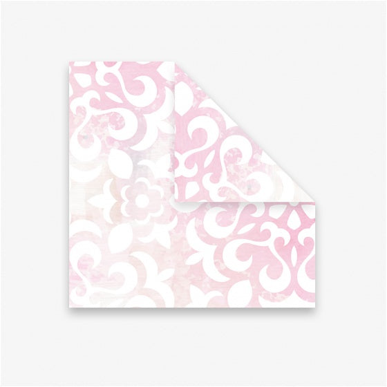 origamipapier 10 x 10 cm grijs/lichtrood 40 vellen
