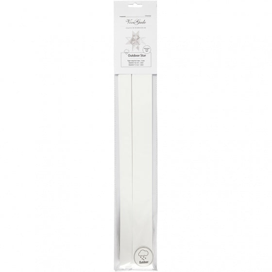 sterstroken Outdoor papier 86/100 cm wit 16 stuks