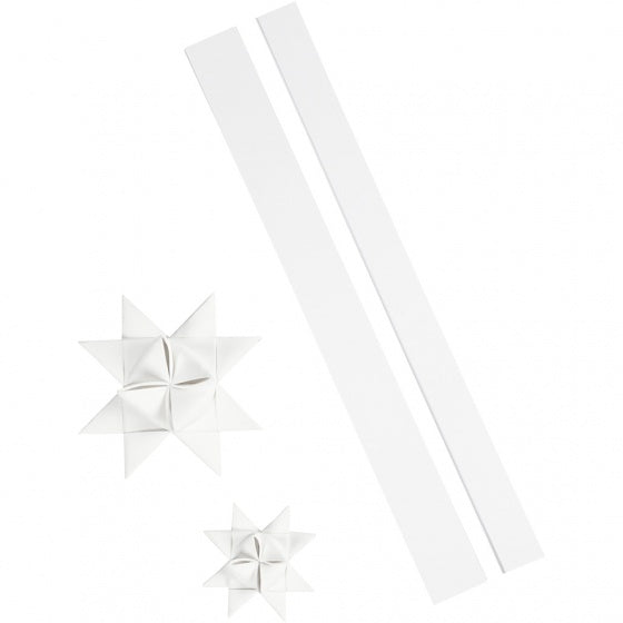 sterstroken Outdoor papier 86/100 cm wit 16 stuks
