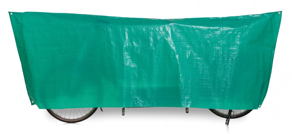 fietsbeschermhoes Tandem 110 x 300 cm groen