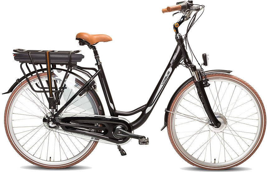 Basic 28 Inch 49 cm Dames 7V Rollerbrake Matzwart/Bruin
