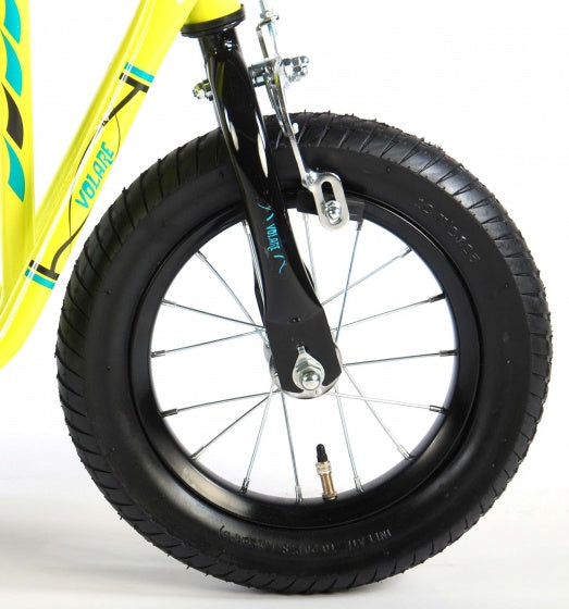 Autoped 12 Inch Junior Voetrem Lime