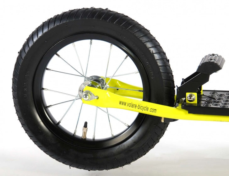 Autoped 12 Inch Junior Voetrem Lime