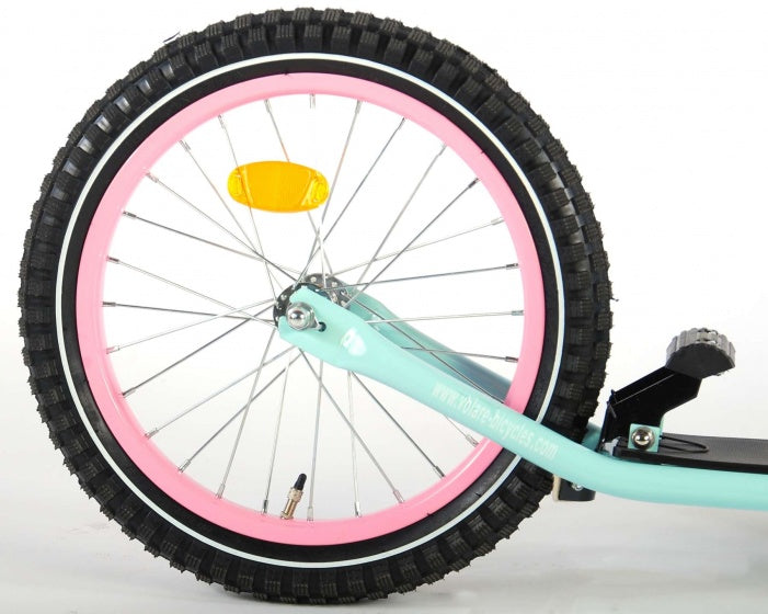 Autoped step 16 Inch Meisjes Voetrem Mintgroen