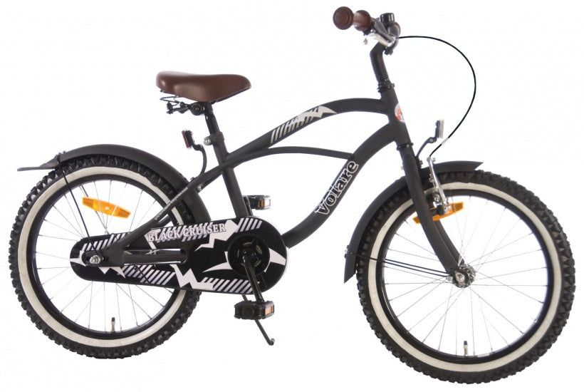 Black Cruiser 18 Inch 28 cm Jongens Terugtraprem Zwart