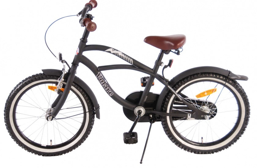 Black Cruiser 18 Inch 28 cm Jongens Terugtraprem Zwart