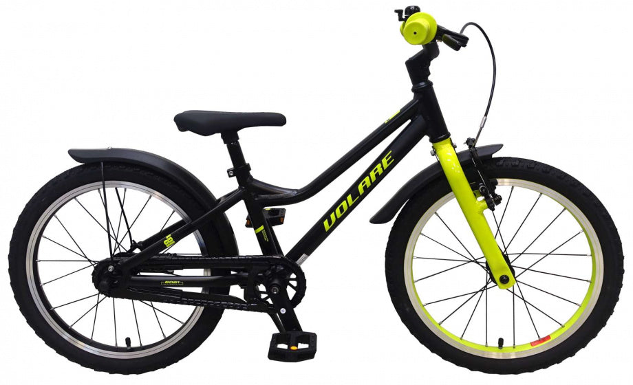 Blaster 18 Inch 26 cm Jongens Terugtraprem Zwart/Groen