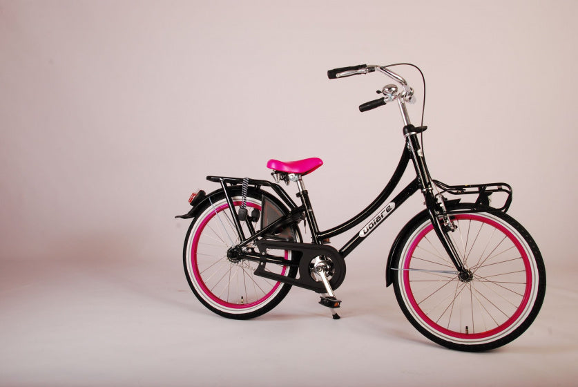 Classic Oma 20 Inch 30 cm Meisjes Terugtraprem Zwart