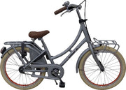 Classic Oma 20 Inch 30 cm Meisjes Terugtraprem Matzilver