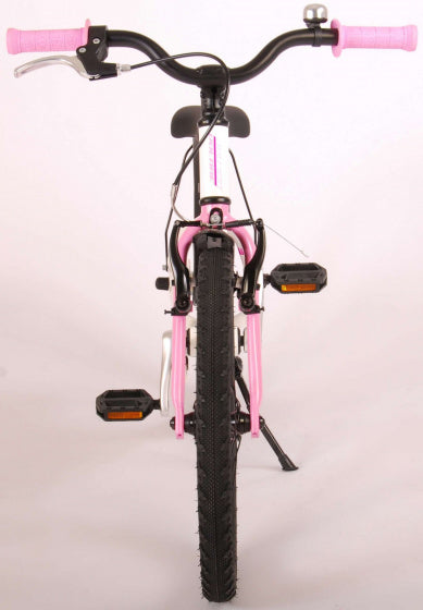 Glamour 18 Inch 28 cm Meisjes Terugtraprem Wit/Roze