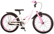 Glamour 18 Inch 28 cm Meisjes Terugtraprem Wit/Roze