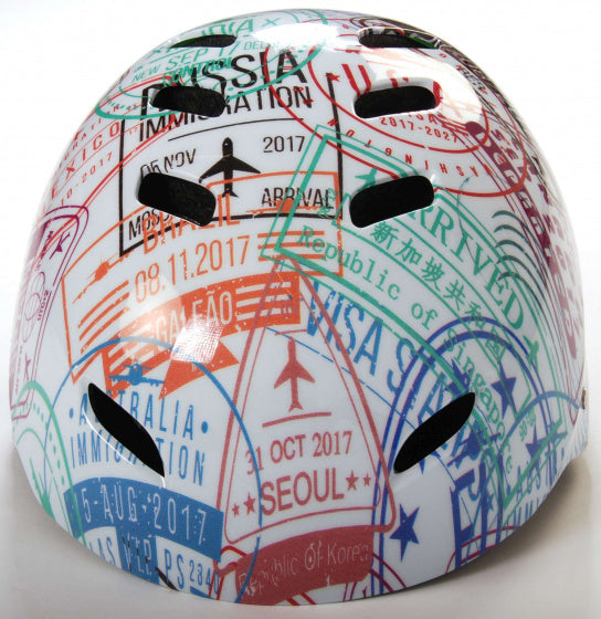helm Travel the World junior 55-57 cm polycarbonaat