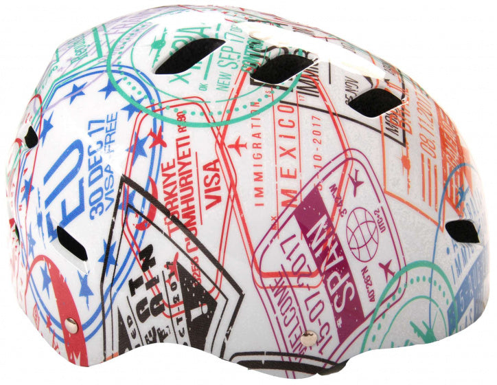 helm Travel the World junior 55-57 cm polycarbonaat