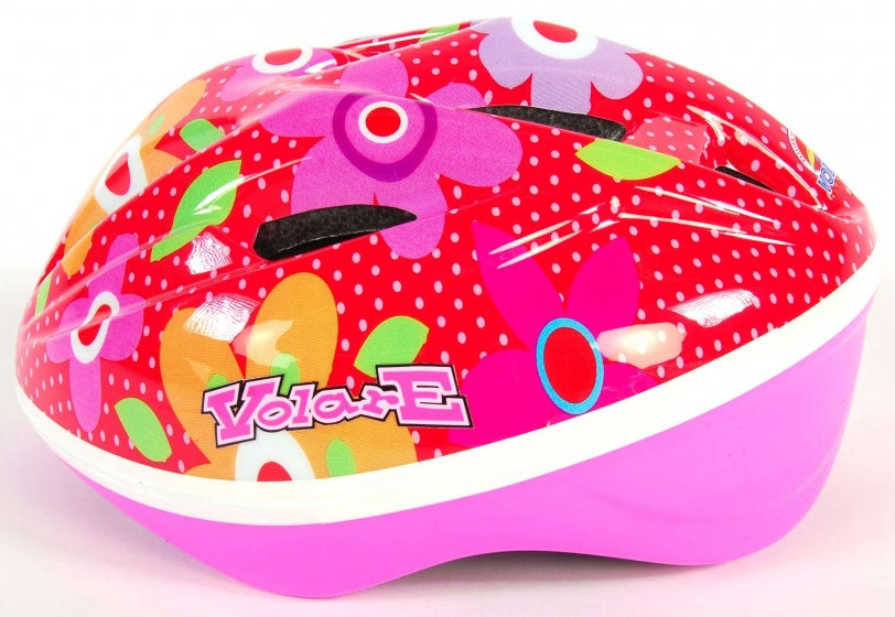 kinderhelm Deluxe 51-55 cm roze