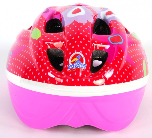 kinderhelm Deluxe 51-55 cm roze