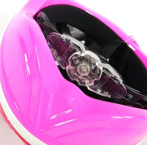 kinderhelm Deluxe 51-55 cm roze