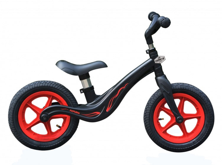 Magnesium loopfiets 12 Inch Jongens Zwart/Rood