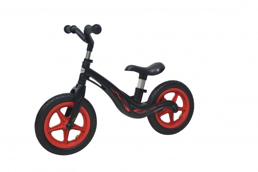 Magnesium loopfiets 12 Inch Jongens Zwart/Rood