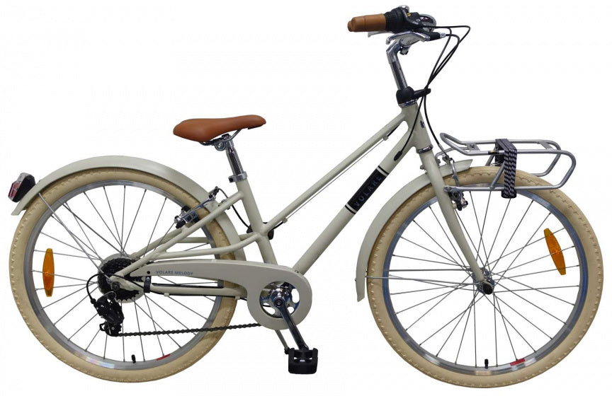Melody 24 Inch 37 cm Meisjes 6V V-Brakes Beige