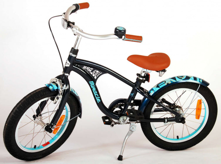 Miracle Cruiser 16 Inch 26 cm Jongens Terugtraprem Matblauw
