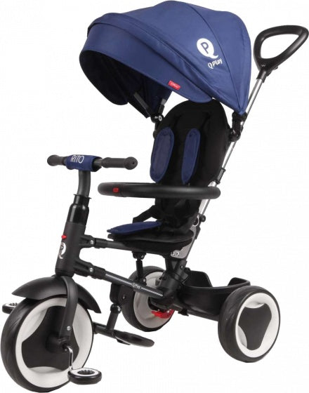 driewieler Rito Deluxe Junior Zwart/Blauw