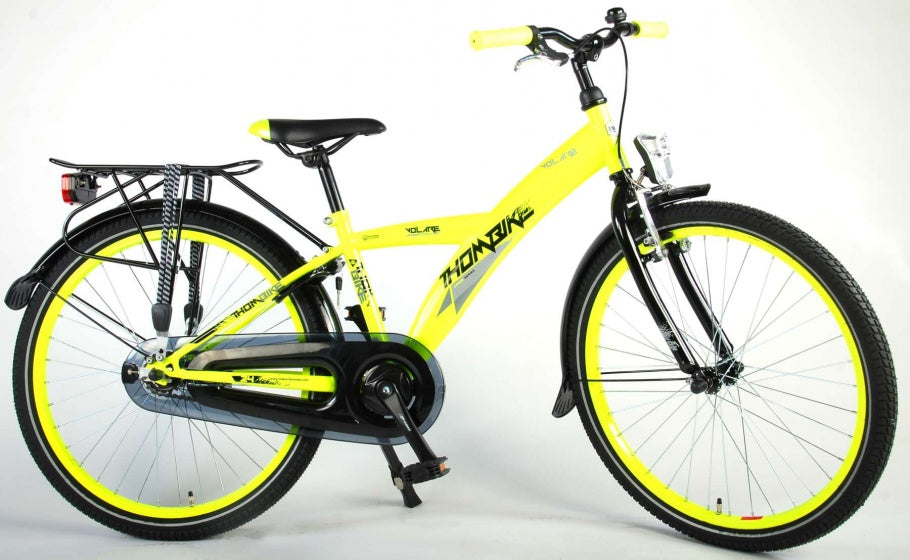 Thombike 24 Inch 37 cm Jongens Terugtraprem Geel